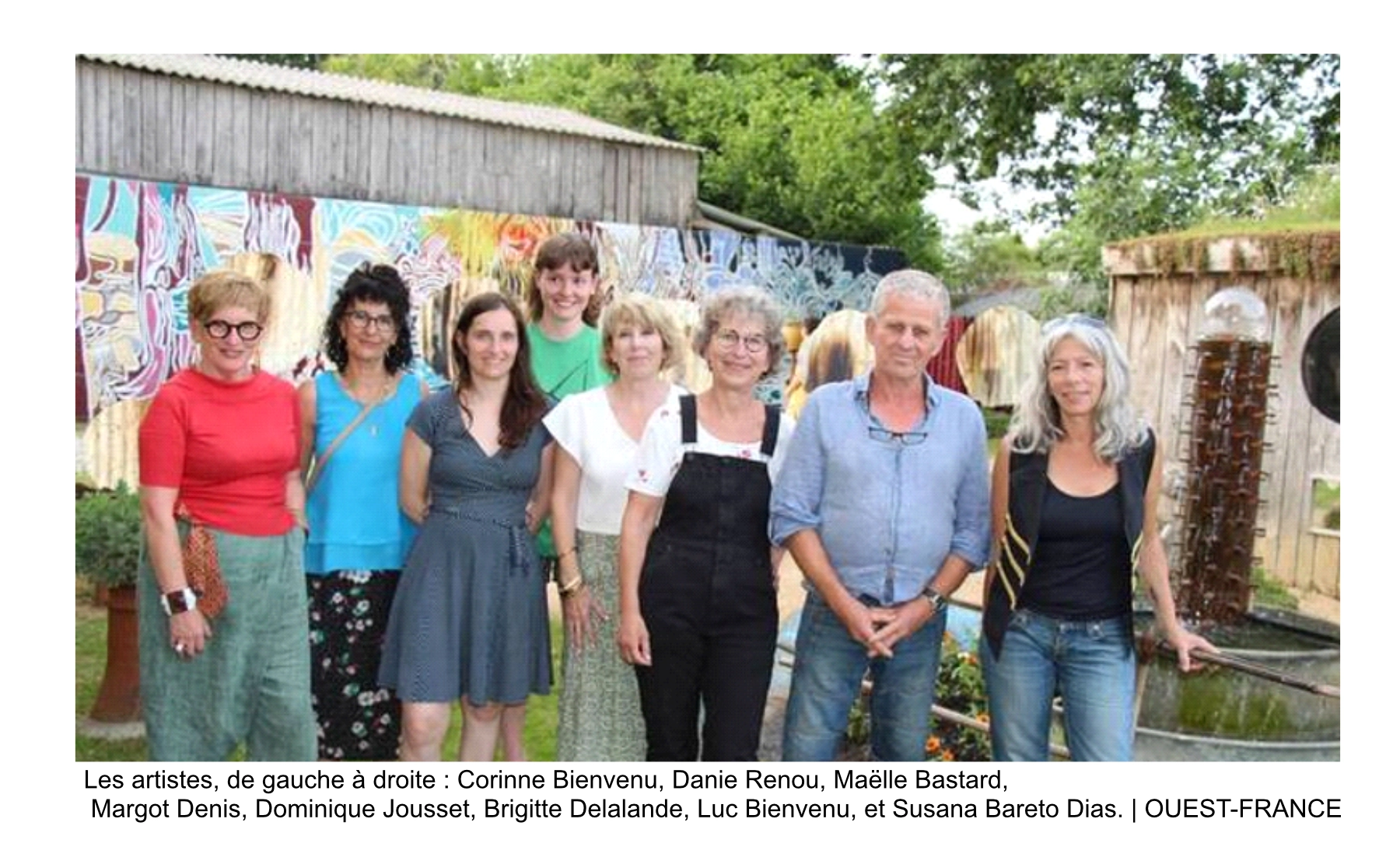 article Ouest France exposition Jardin de Rocambole juin 2026